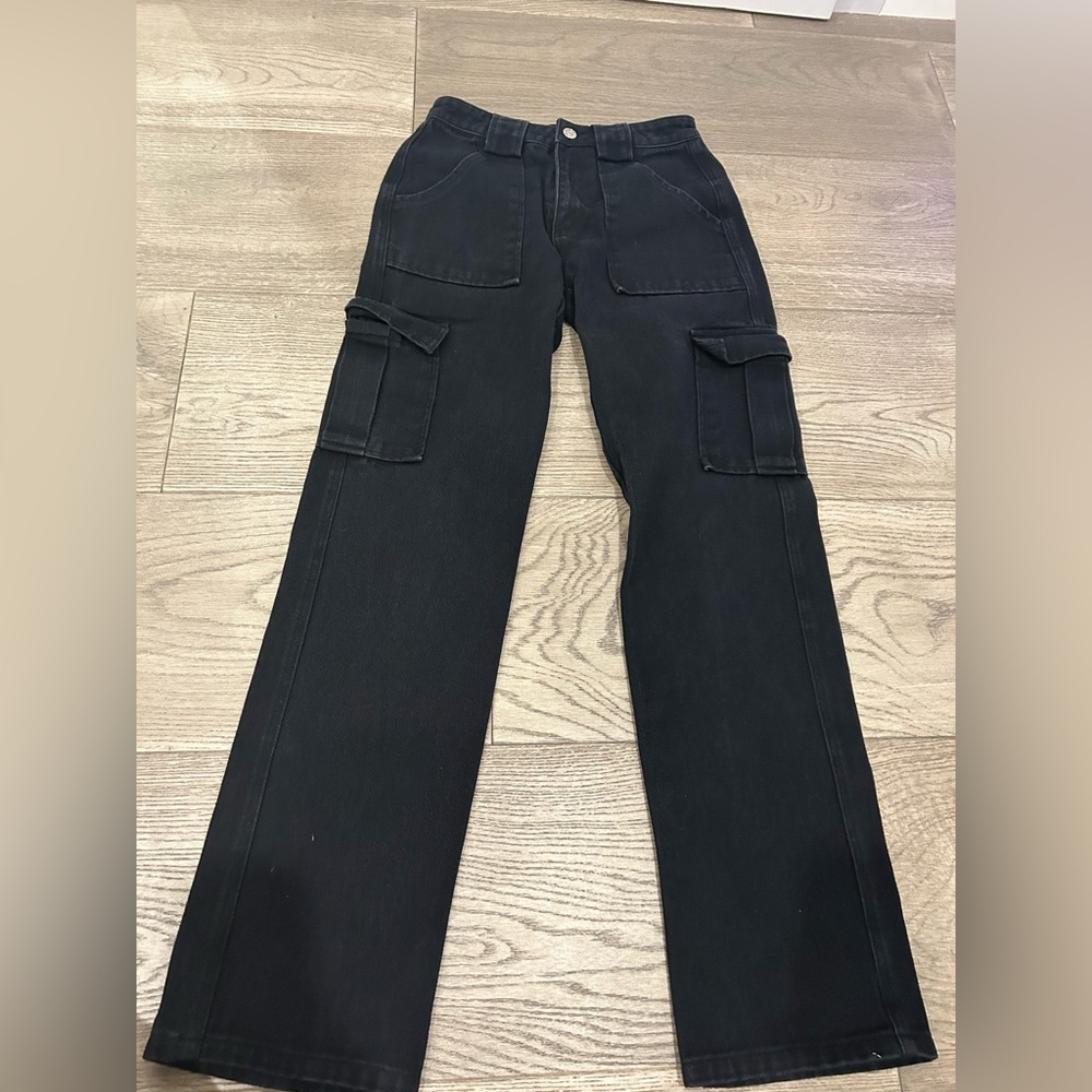 Black Cargo Pants